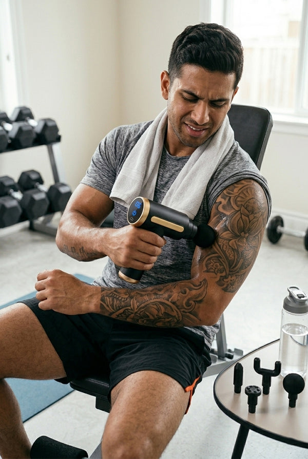 Mini Percussion Massage Gun – Handheld Muscle Recovery Device