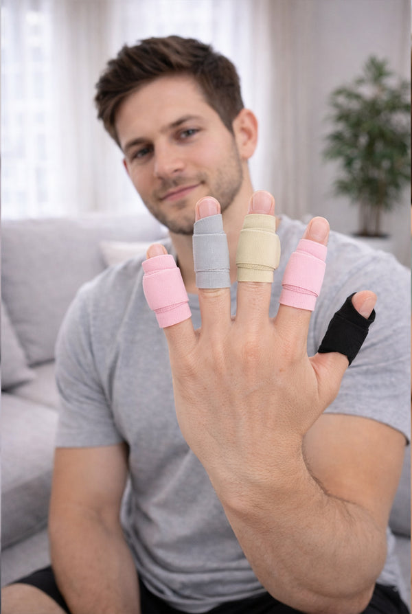 5-Piece Adjustable Finger Splint Set – Support Braces for Finger Stability & Protection