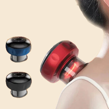 Plug-In Electric Heated Cupping Massager – Back & Neck Therapy Device