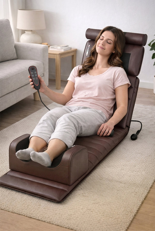 Full Body Massage Mat with Heat – Airbag Compression & Vibration Massage Cushion