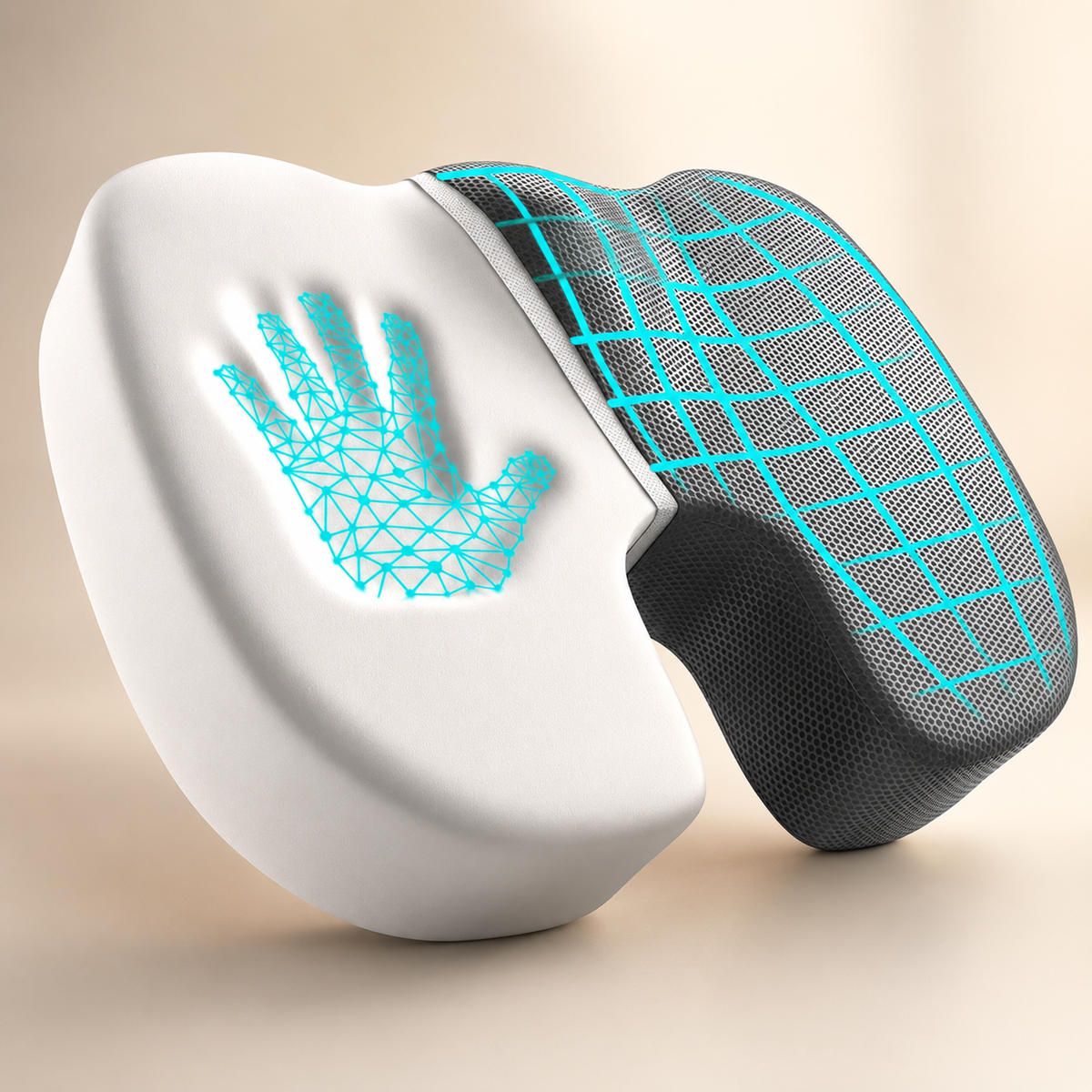 Ergonomic Memory Foam Seat Cushion – Pressure Relief for Office & Study Chairs