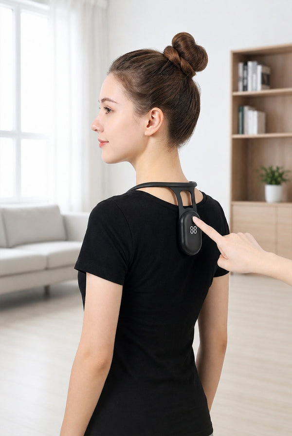 Smart Posture Corrector with Real-Time Vibration Reminder – Back Alignment Support