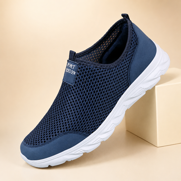 Lightweight Breathable Men’s Casual Shoes – Slip-On Outdoor Walking Sneakers (Size 39–47)