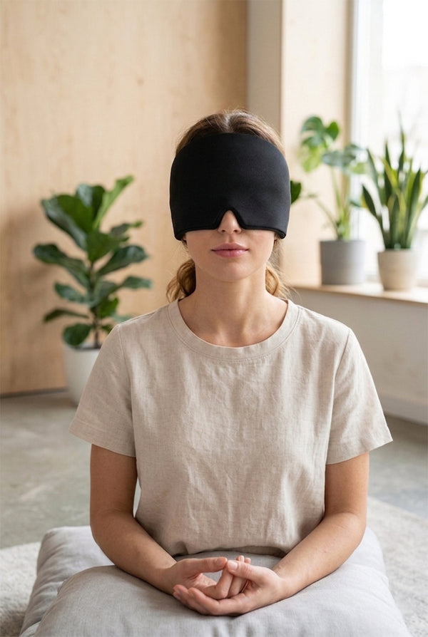 Reusable Gel Ice Migraine Relief Cap – Cold Compression Head Wrap