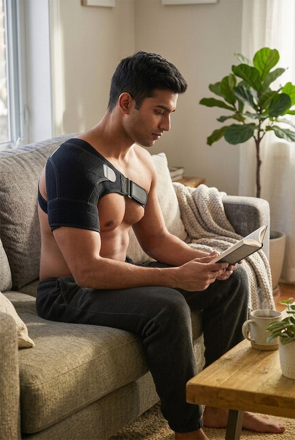 Adjustable Shoulder Support Brace – Compression Fit for Left or Right Shoulder