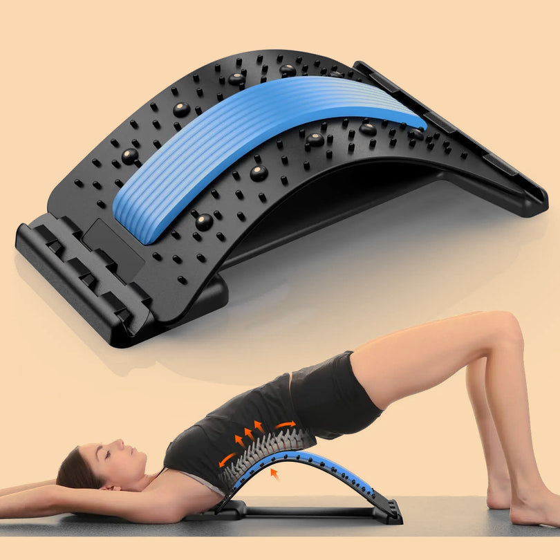 Adjustable Back Stretcher Board – Multi-Level Lumbar & Upper Back Support