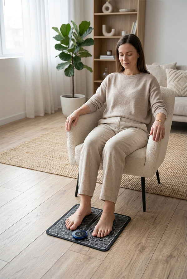 Electric EMS Foot Massager Mat – Muscle Training & Relaxation Tool