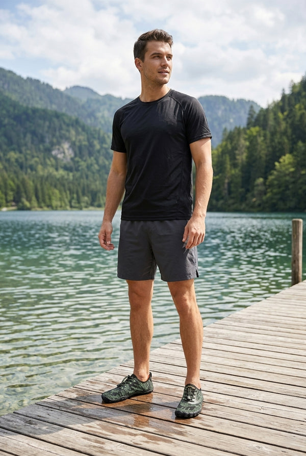 Unisex Wide Barefoot Shoes – Lightweight Minimalist Trail & Walking Sneakers