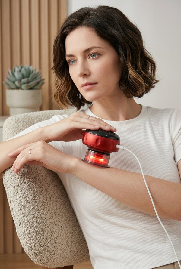 Plug-In Electric Heated Cupping Massager – Back & Neck Therapy Device