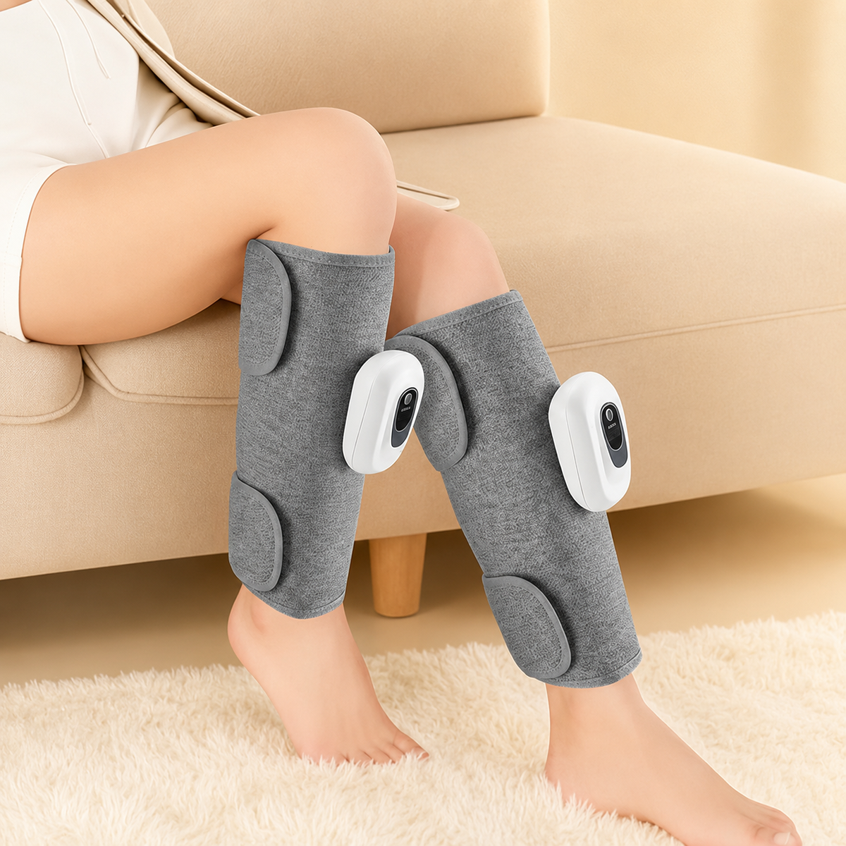 360° Air Compression Leg Massager – Wireless Calf Muscle Recovery