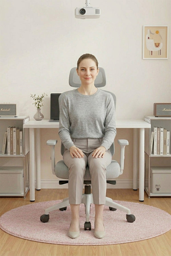 Ergonomic Gaming & Office Chair – Reclining with Lumbar Support & 4D Armrests
