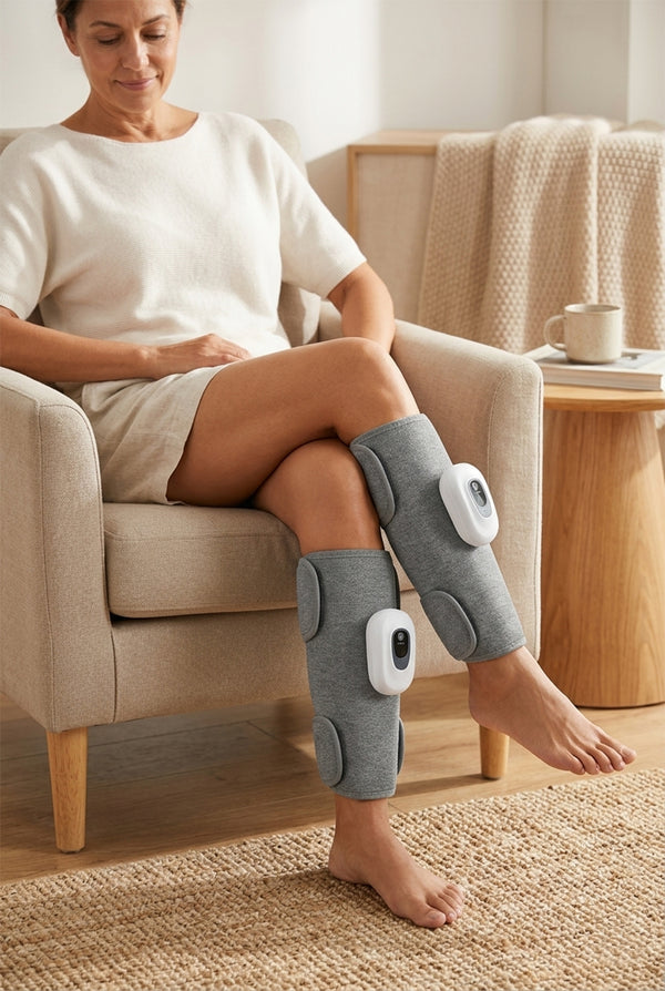 360° Air Compression Leg Massager – Wireless Calf Muscle Recovery