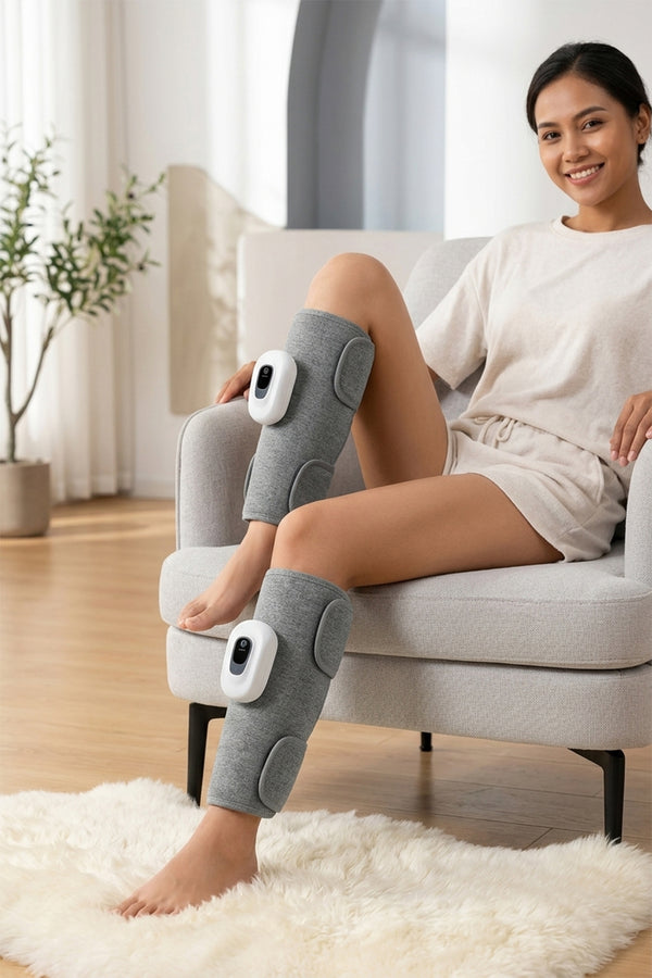 360° Air Compression Leg Massager – Wireless Calf Muscle Recovery