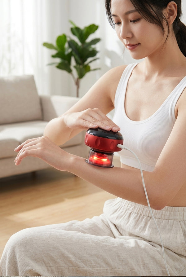 Plug-In Electric Heated Cupping Massager – Back & Neck Therapy Device