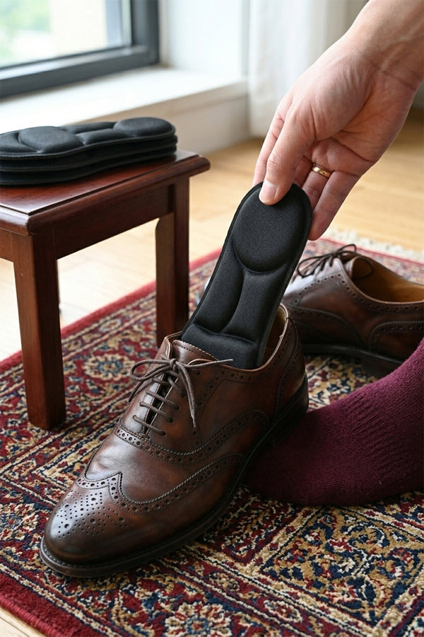 5D Memory Foam Insoles – Breathable Cushioned Support for Sports & Daily Wear
