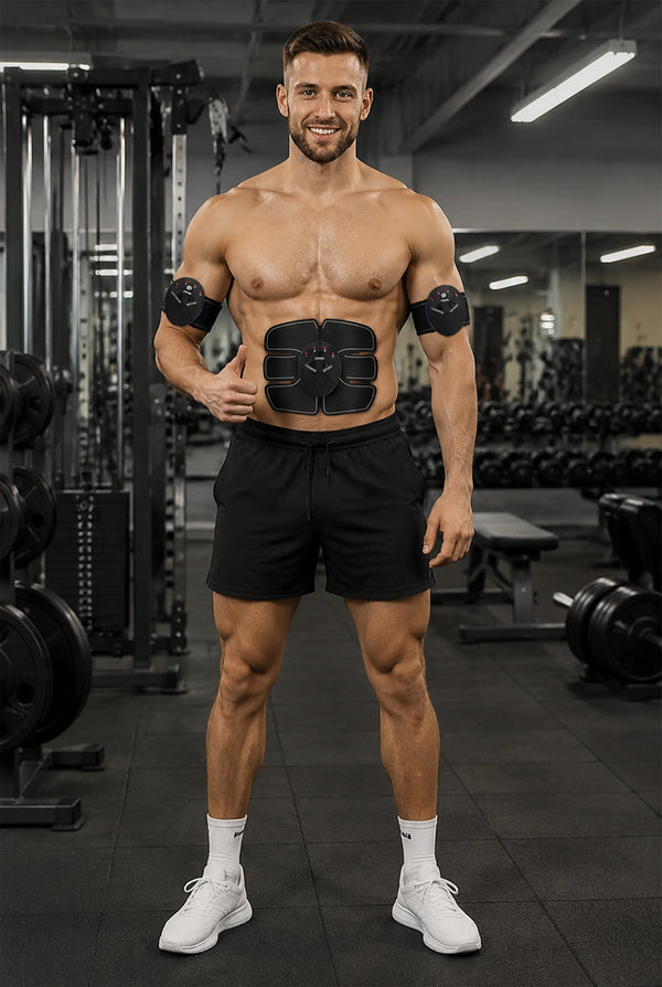 EMS Muscle Stimulator Belt – Wireless Ab, Arm & Leg Training Device