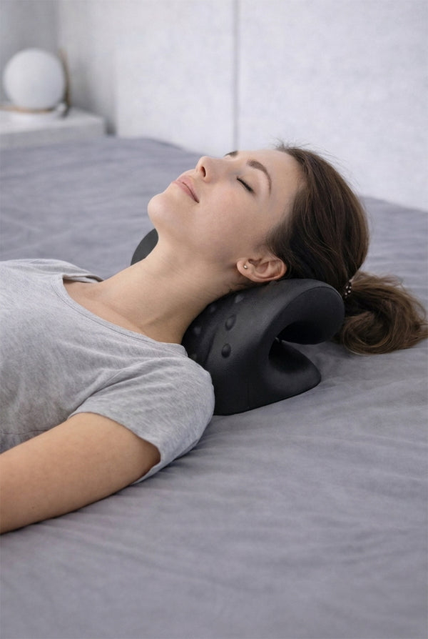 Portable Cervical Massage Pillow – Neck Alignment & Support Device