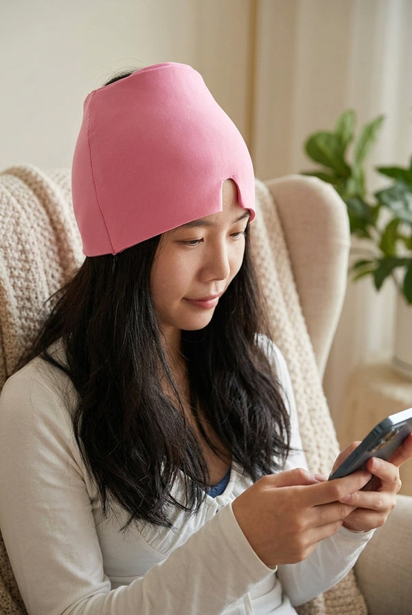 Reusable Gel Ice Migraine Relief Cap – Cold Compression Head Wrap