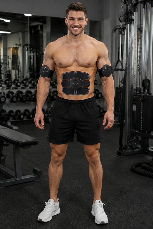 EMS Muscle Stimulator Belt – Wireless Ab, Arm & Leg Training Device