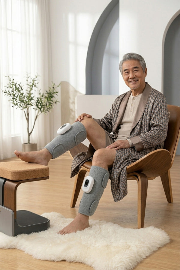 360° Air Compression Leg Massager – Wireless Calf Muscle Recovery