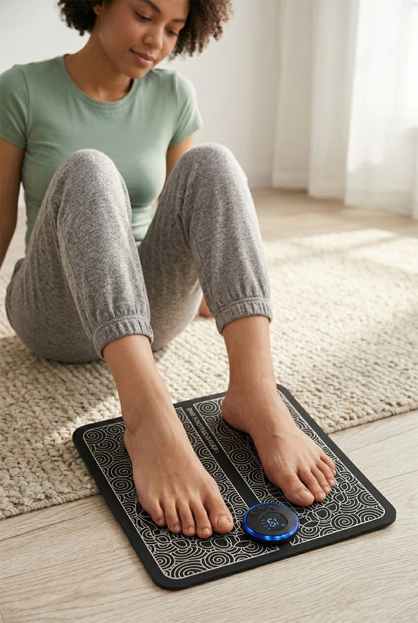 Electric EMS Foot Massager Mat – Muscle Training & Relaxation Tool
