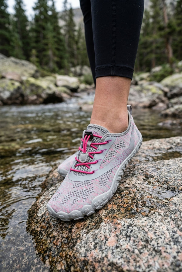 Unisex Wide Barefoot Shoes – Lightweight Minimalist Trail & Walking Sneakers