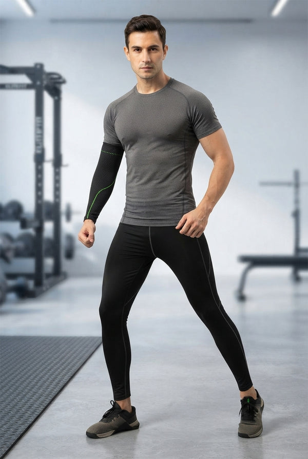 Breathable Elbow Compression Sleeve – Non-Slip Arm Support for Sports & Workouts