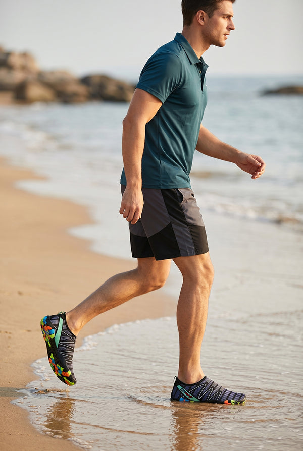 Unisex Aqua Water Shoes – Quick-Dry Barefoot Beach & Swim Sneakers
