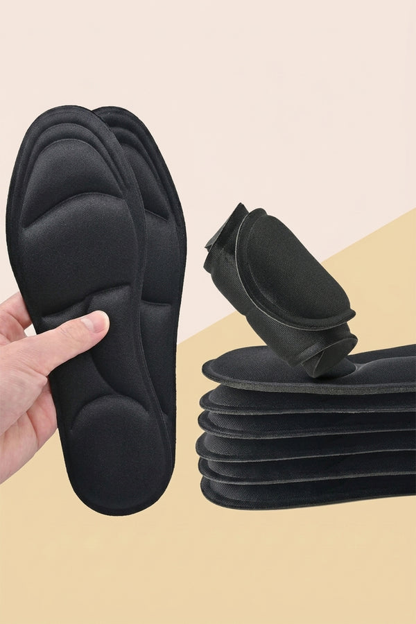 5D Memory Foam Insoles – Breathable Cushioned Support for Sports & Daily Wear