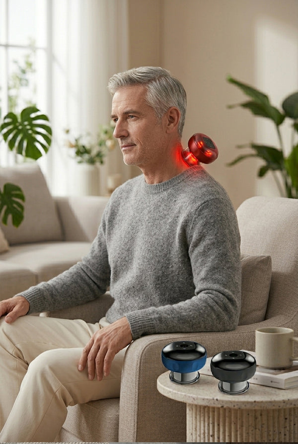 Plug-In Electric Heated Cupping Massager – Back & Neck Therapy Device