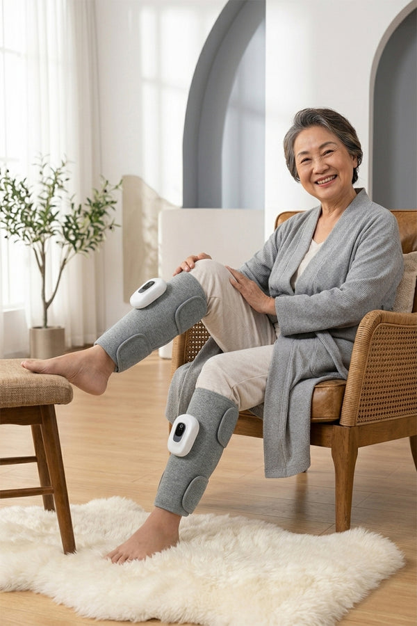 360° Air Compression Leg Massager – Wireless Calf Muscle Recovery