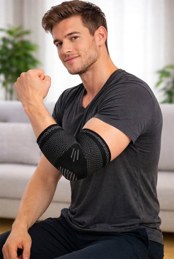 Compression Elbow Sleeve – Breathable Elastic Support for Sports