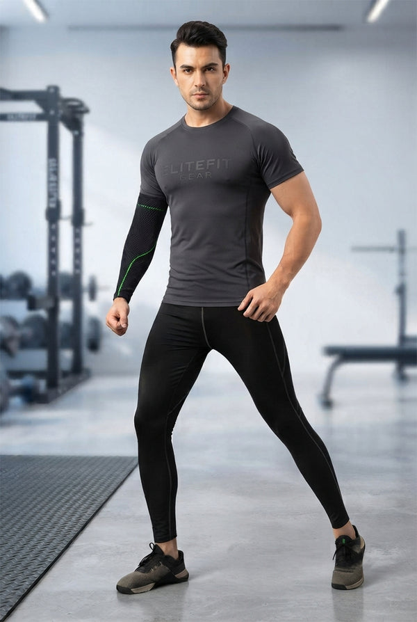 Breathable Elbow Compression Sleeve – Non-Slip Arm Support for Sports & Workouts