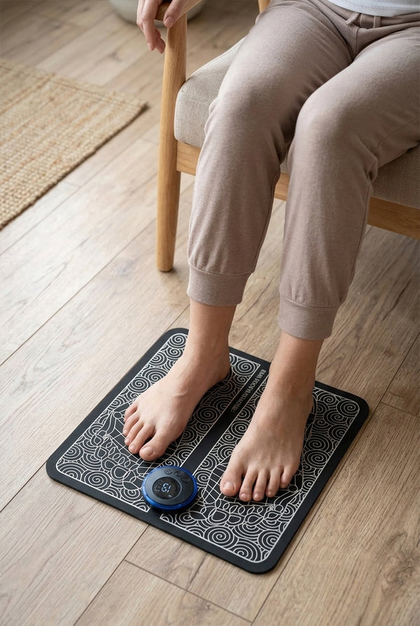 Electric EMS Foot Massager Mat – Muscle Training & Relaxation Tool
