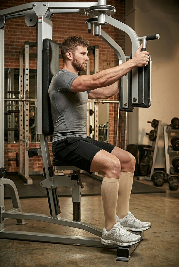 2 Pairs Compression Knee-High Socks – Circulation & Comfort Support