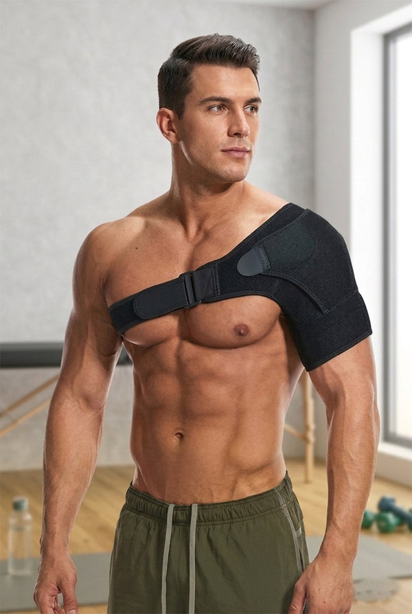 Adjustable Shoulder Support Brace – Compression Fit for Left or Right Shoulder