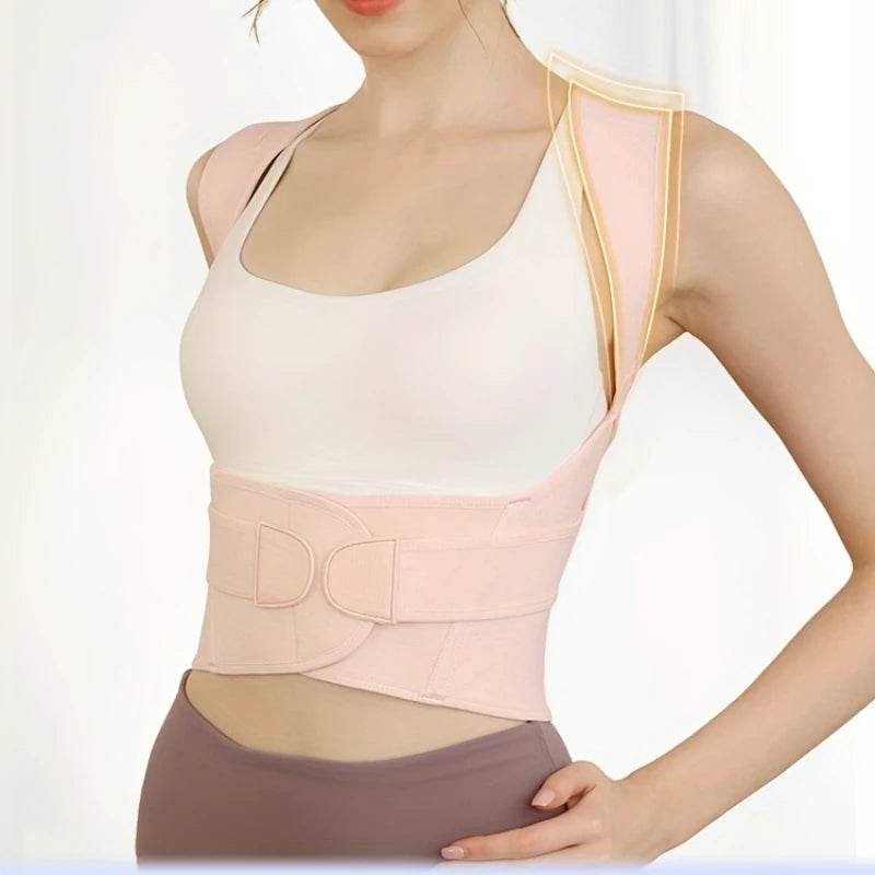Adjustable Posture Corrector – Upper & Lower Back Support Brace