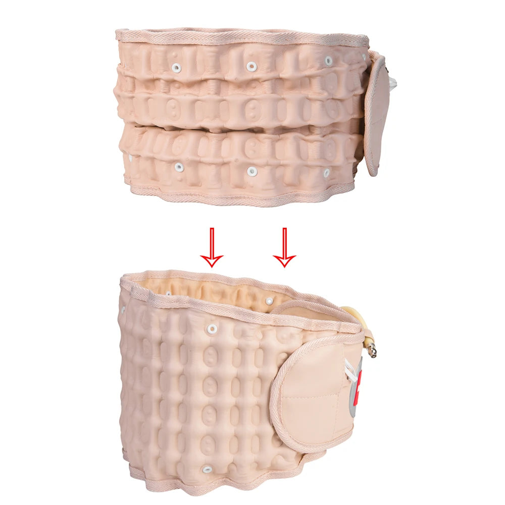 Back Decompression Lumbar Belt – Inflatable Support Brace for Lower Back