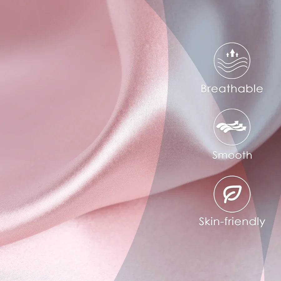 Natural Mulberry Silk Pillowcase – Silky Smooth Standard & Queen Size