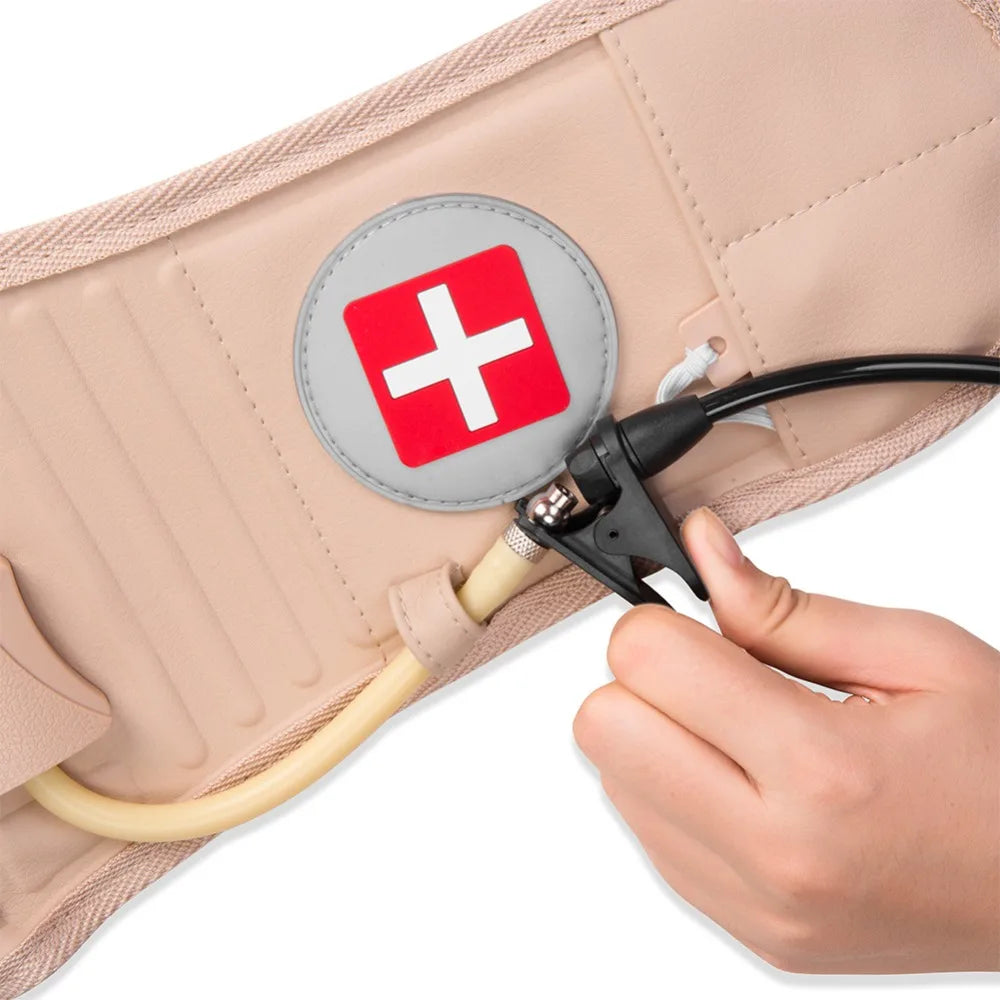 Back Decompression Lumbar Belt – Inflatable Support Brace for Lower Back