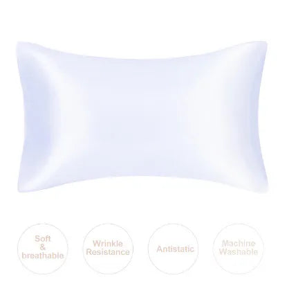 Natural Mulberry Silk Pillowcase – Silky Smooth Standard & Queen Size