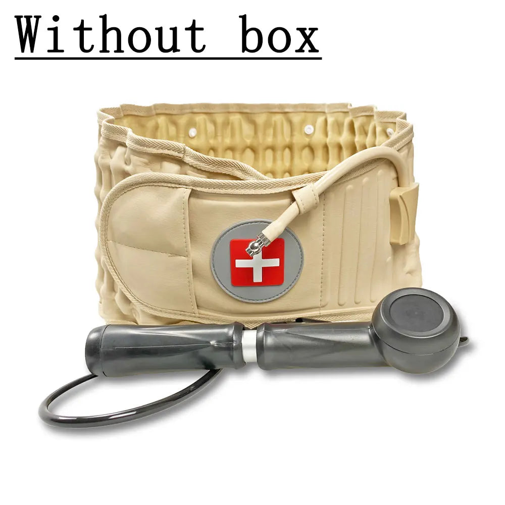 Back Decompression Lumbar Belt – Inflatable Support Brace for Lower Back