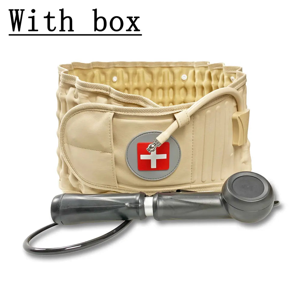 Back Decompression Lumbar Belt – Inflatable Support Brace for Lower Back