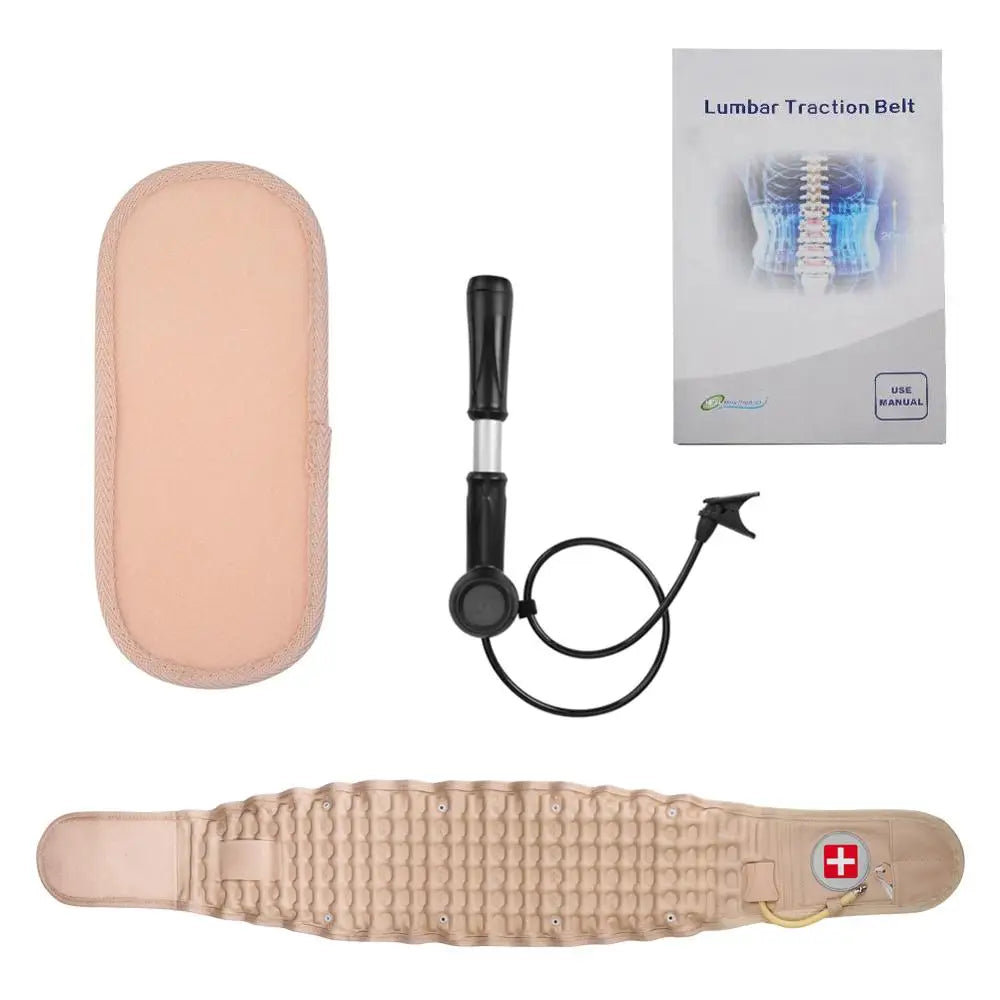 Back Decompression Lumbar Belt – Inflatable Support Brace for Lower Back