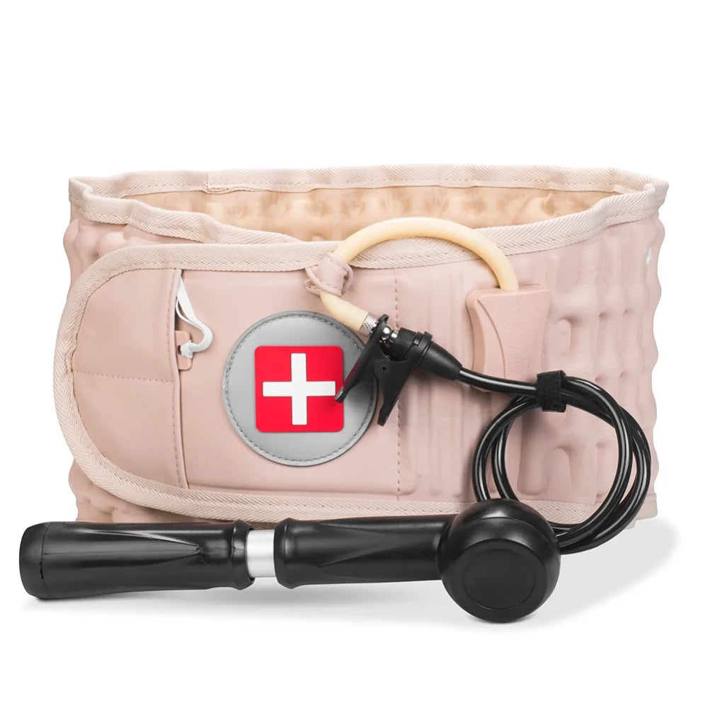 Back Decompression Lumbar Belt – Inflatable Support Brace for Lower Back