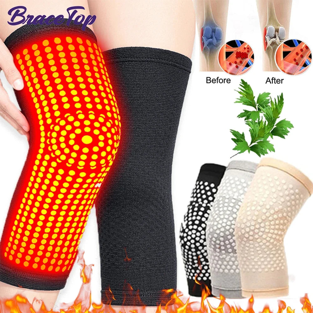 Self-Heating Knee Support Pads (1 Pair) – Warm Compression for Joint Comfort
