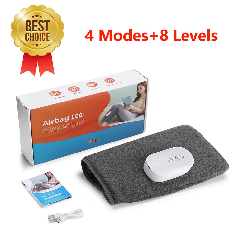 360° Air Compression Leg Massager – Wireless Calf Muscle Recovery