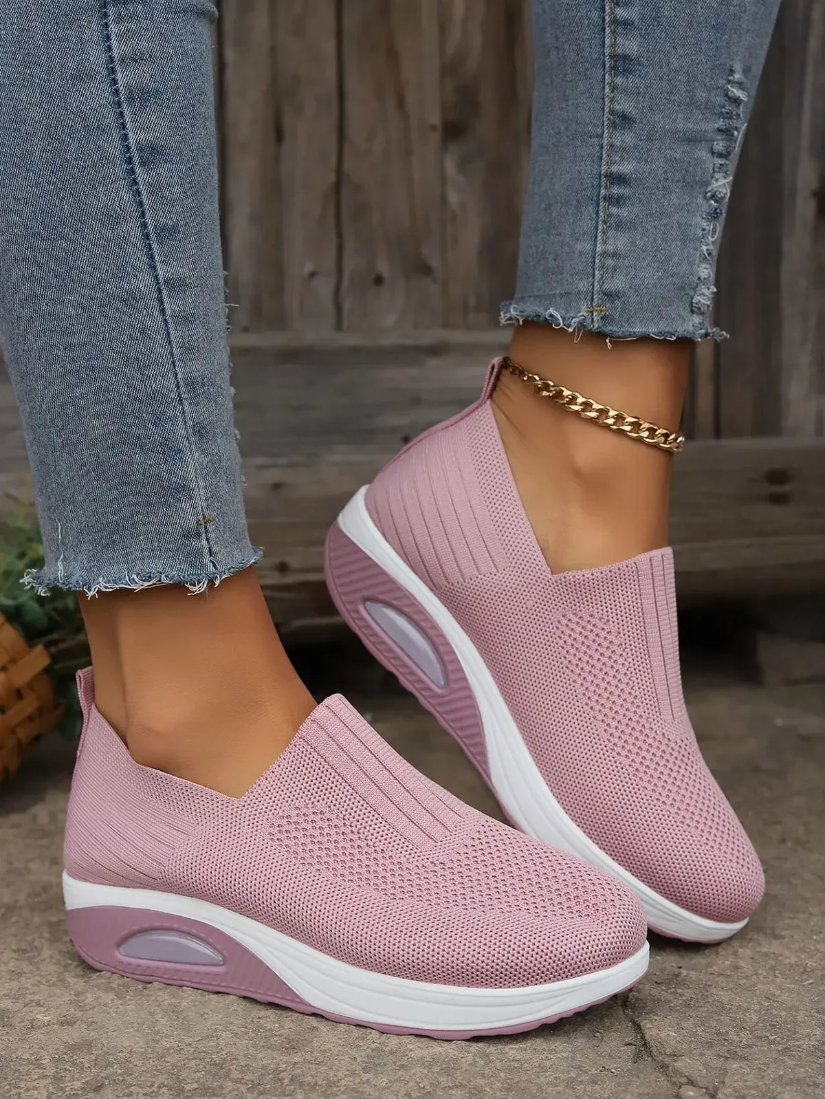 Women’s Breathable Air Cushion Running & Walking Sneakers