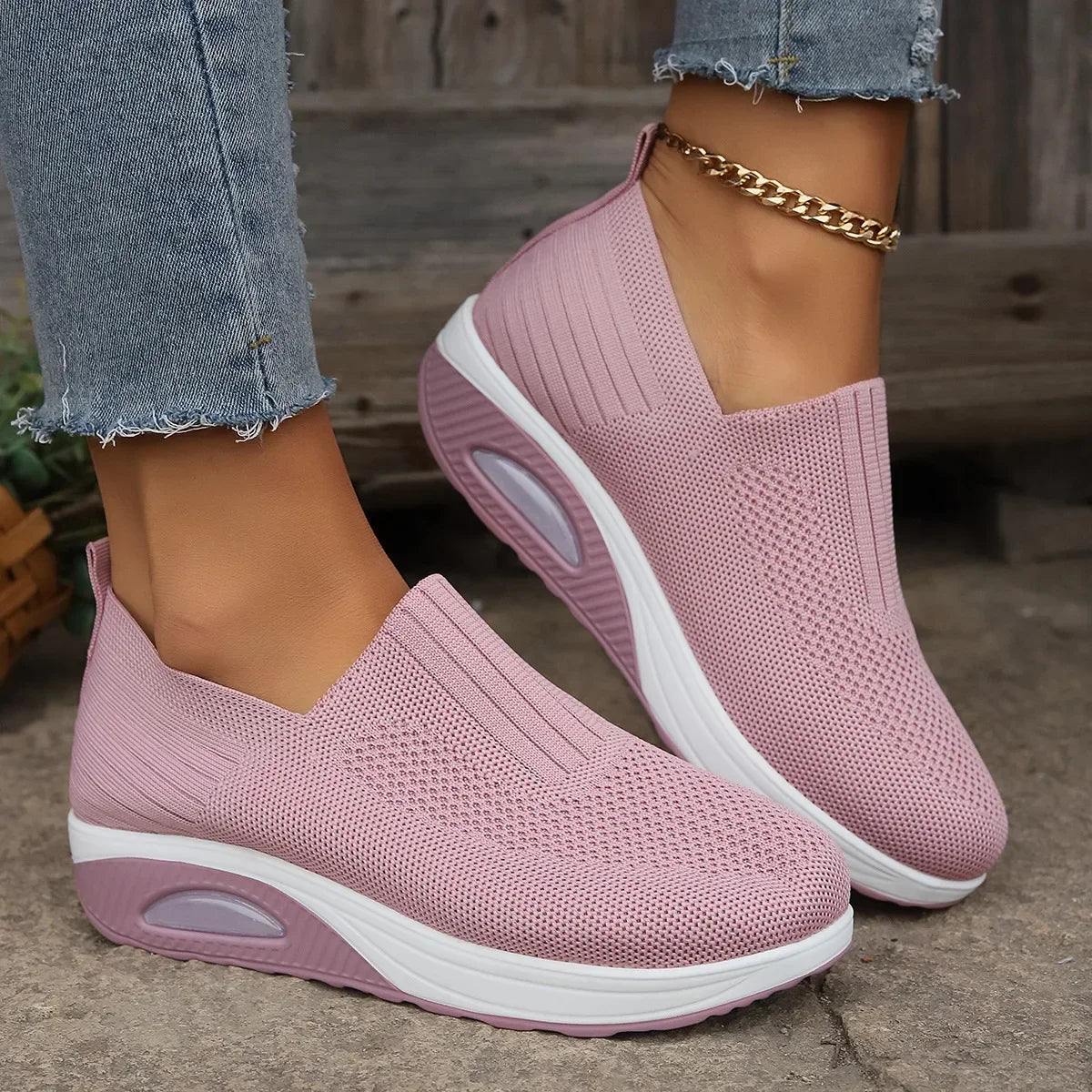 Women’s Breathable Air Cushion Running & Walking Sneakers