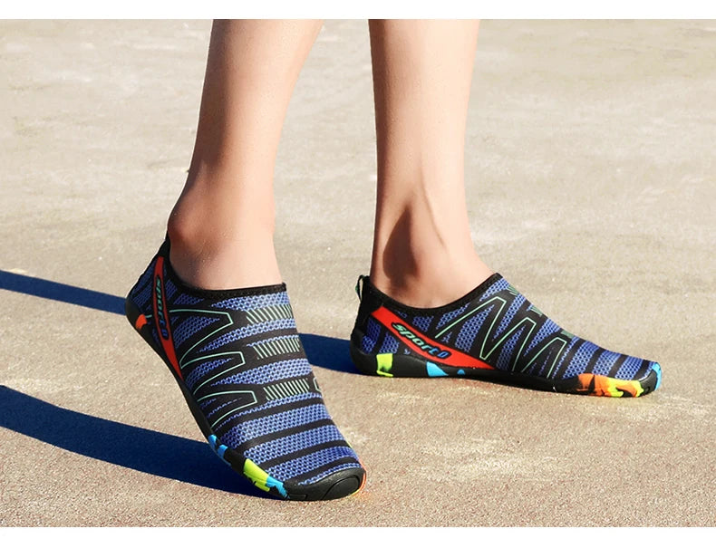 Unisex Aqua Water Shoes – Quick-Dry Barefoot Beach & Swim Sneakers